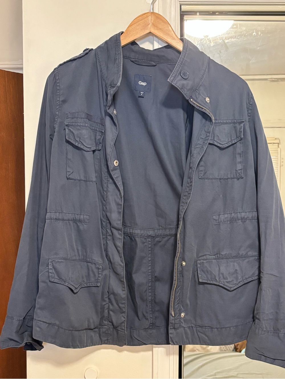 GAP Women Field Jacket in Navy Blue